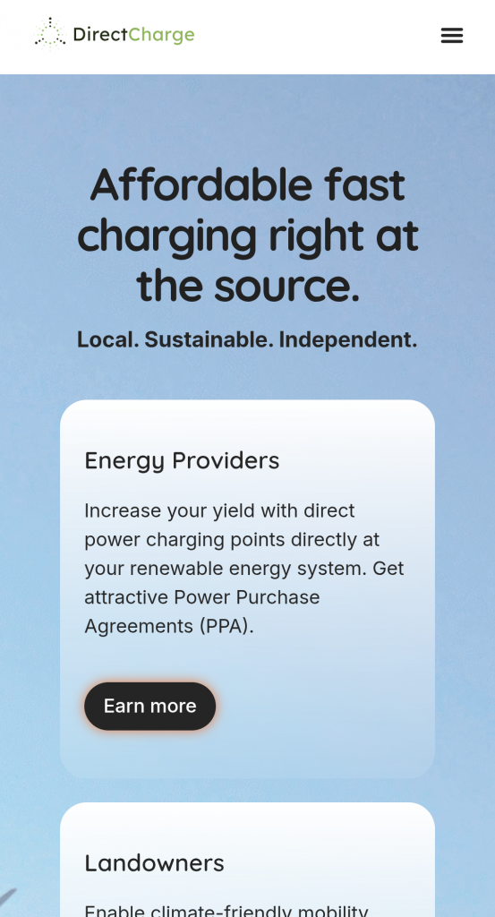 DirectCharge Home Mobile